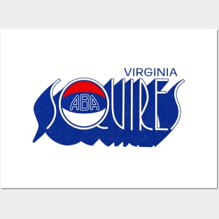 Defunct Virginia Squires ABA Basketball 1976 Posters and Art